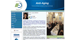 Desktop Screenshot of antiaging.org.tr
